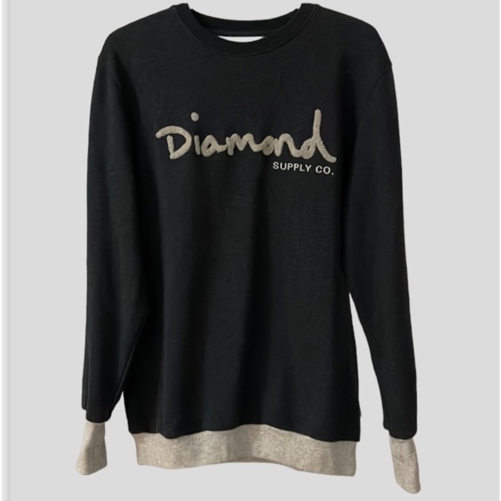 Mens Diamond Supply Co Two toned Crewneck sweatshirt